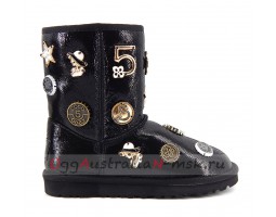 UGG & JIMMY CHOO 5 TH AVENUE LUCKY BLACK