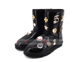 UGG & JIMMY CHOO 5 TH AVENUE LUCKY BLACK