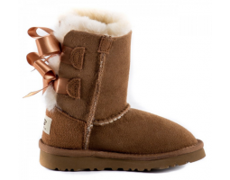 UGG KIDS BAILEY BOW CHESTNUT