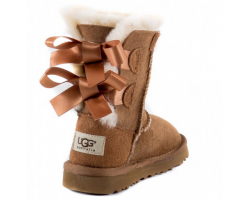 UGG KIDS BAILEY BOW CHESTNUT