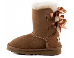 UGG KIDS BAILEY BOW CHESTNUT