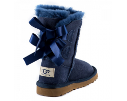 UGG KIDS BAILEY BOW NAVY