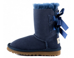 UGG KIDS BAILEY BOW NAVY