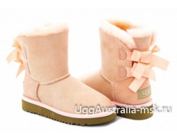 UGG KIDS BAILEY BOW PINK