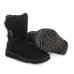 UGG KIDS BAILEY BUTTON BLACK