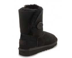 UGG KIDS BAILEY BUTTON BLACK