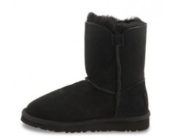 UGG KIDS BAILEY BUTTON BLACK