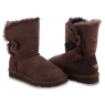 UGG KIDS BAILEY BUTTON CHOCOLATE