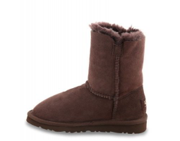 UGG KIDS BAILEY BUTTON CHOCOLATE