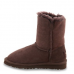 UGG KIDS BAILEY BUTTON CHOCOLATE