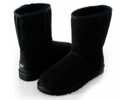 UGG MENS CLASSIC SHORT BLACK