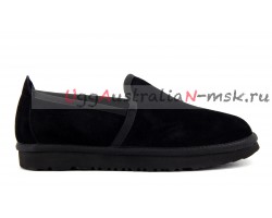 UGG MENS SLIP-ON NEWMAN BLACK