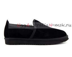 UGG MENS SLIP-ON NEWMAN BLACK