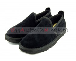 UGG MENS SLIP-ON NEWMAN BLACK