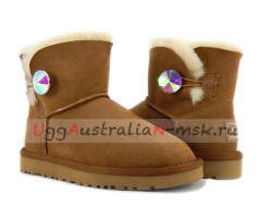 UGG MINI BAILEY BLING NEW CHESTNUT