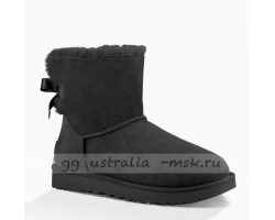 UGG MINI BAILEY BOW II BLACK