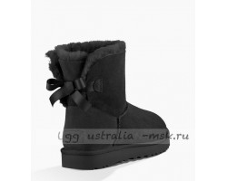 UGG MINI BAILEY BOW II BLACK