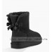 UGG MINI BAILEY BOW II BLACK