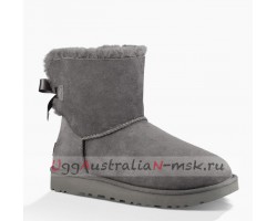 UGG MINI BAILEY BOW II GREY