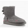 UGG MINI BAILEY BOW II GREY