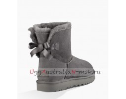 UGG MINI BAILEY BOW II GREY