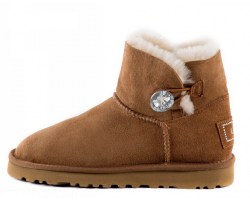 UGG MINI BAILEY BUTTON BLING CHESTNUT