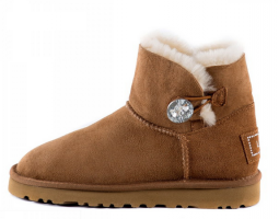 UGG MINI BAILEY BUTTON BLING CHESTNUT