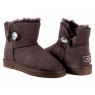 UGG MINI BAILEY BUTTON BLING CHOCOLATE