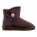 UGG MINI BAILEY BUTTON BLING CHOCOLATE