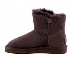 UGG MINI BAILEY BUTTON BLING CHOCOLATE