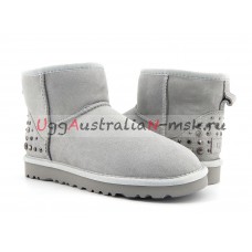 UGG MINI STUDDED BLING GREY