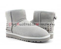 UGG MINI STUDDED BLING GREY