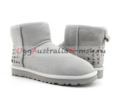UGG MINI STUDDED BLING GREY