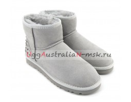 UGG MINI STUDDED BLING GREY