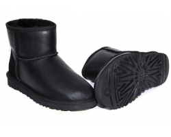 UGG MENS CLASSIC MINI METALLIC BLACK ( BIG SIZE)