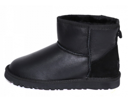 UGG MENS CLASSIC MINI METALLIC BLACK