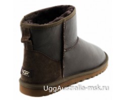 UGG MENS CLASSIC MINI METALLIC CHOCOLATE