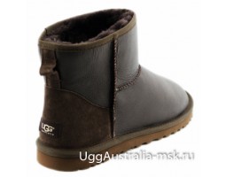 UGG MENS CLASSIC MINI METALLIC CHOCOLATE