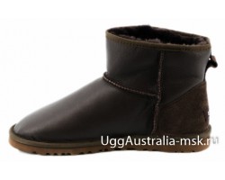 UGG MENS CLASSIC MINI METALLIC CHOCOLATE