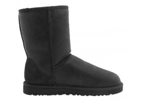 UGG MENS CLASSIC SHORT METALLIC BLACK