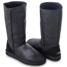 UGG TALL METALLIC BLACK