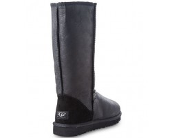 UGG TALL METALLIC BLACK