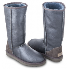 UGG TALL METALLIC GREY