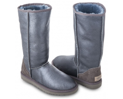 UGG TALL METALLIC GREY