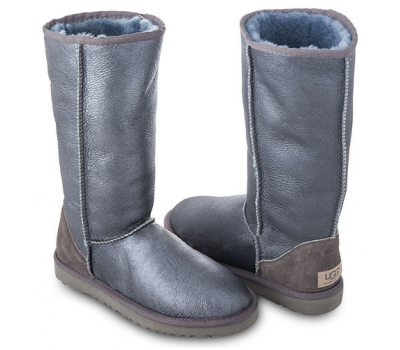 UGG TALL METALLIC GREY