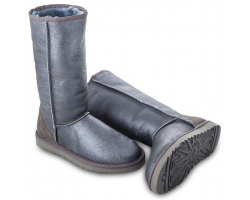 UGG TALL METALLIC GREY