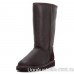 UGG TALL ZIP METALLIC CHOCOLATE