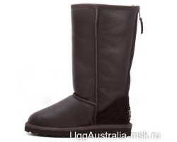 UGG TALL ZIP METALLIC CHOCOLATE