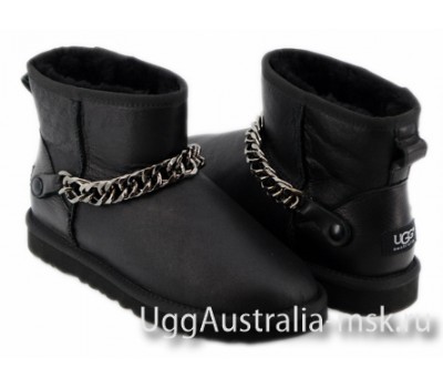 UGG ZANUTTI MINI METALLIC BLACK