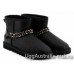 UGG ZANUTTI MINI METALLIC BLACK